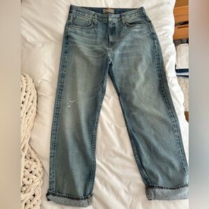 Point Sur Cuffed Light Wash Denim Jeans